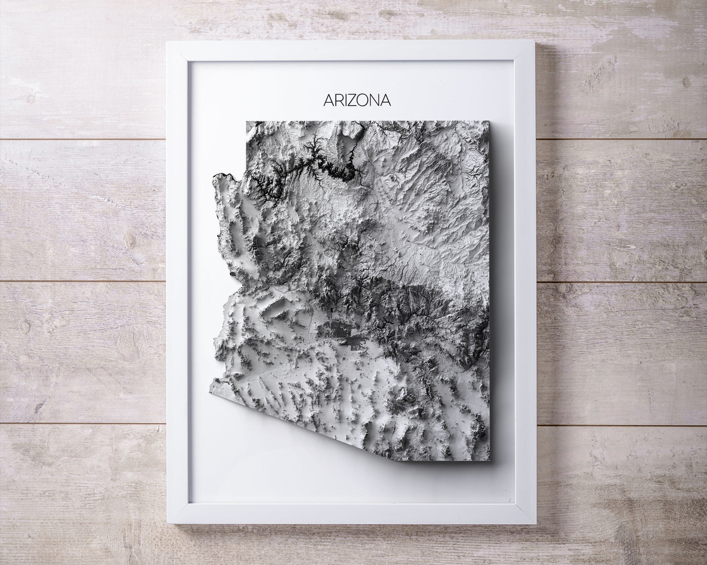 Arizona Elevation Map