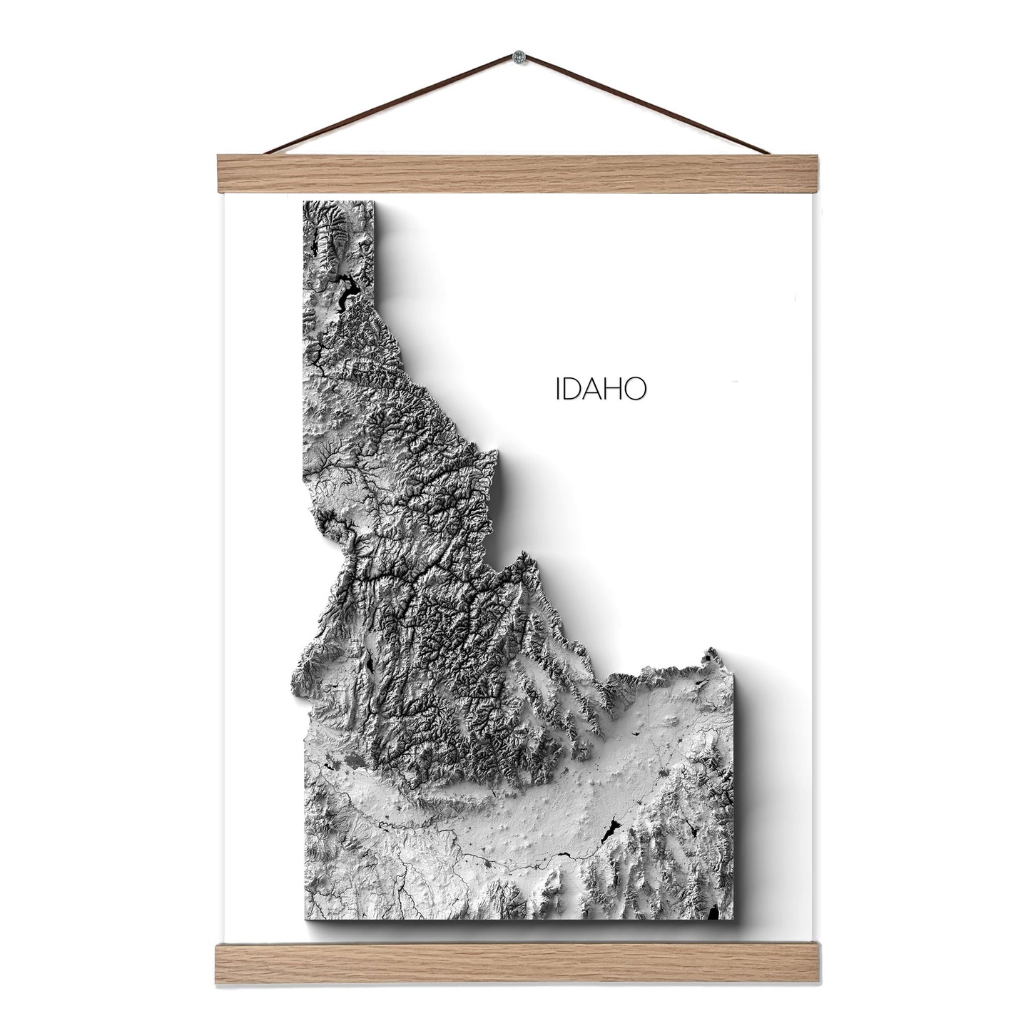 Idaho elevation Map