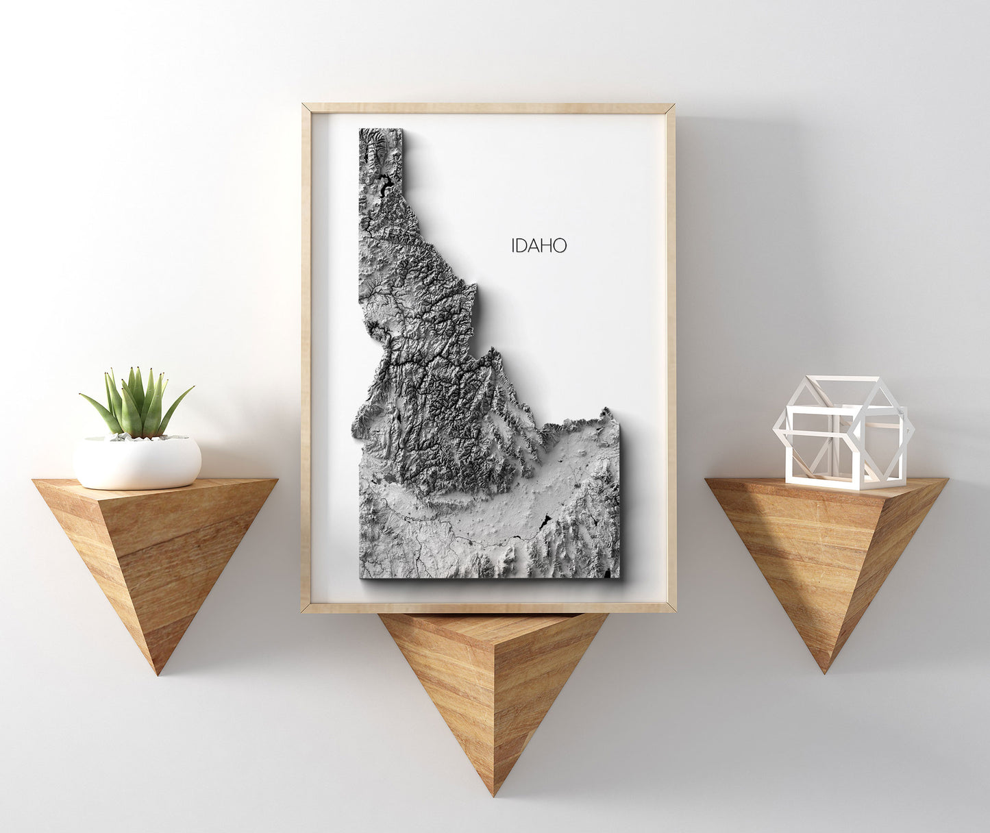 Idaho elevation Map