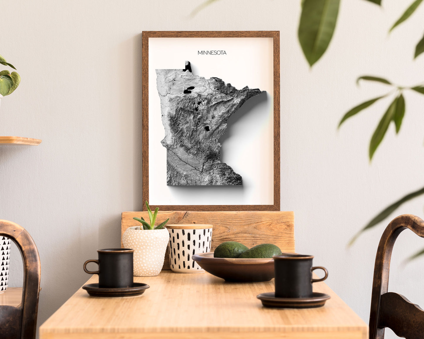 Minnesota Elevation Map