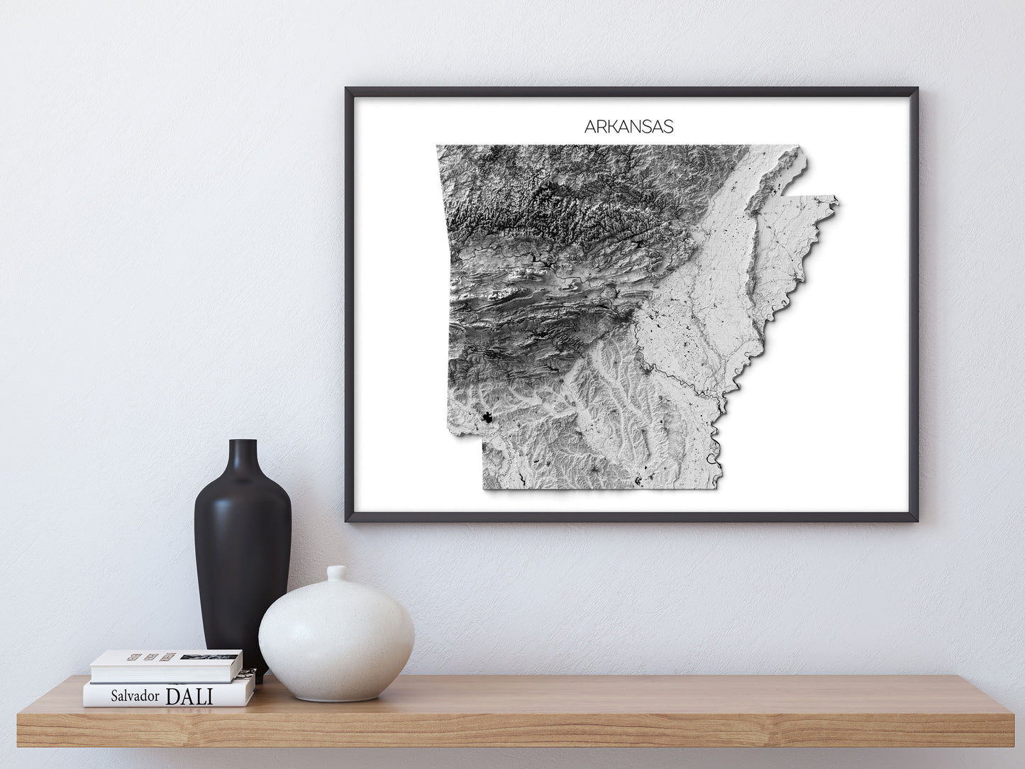 Arkansas Elevation Map