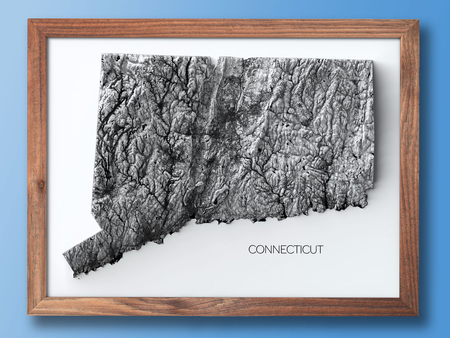 Connecticut Elevation Map