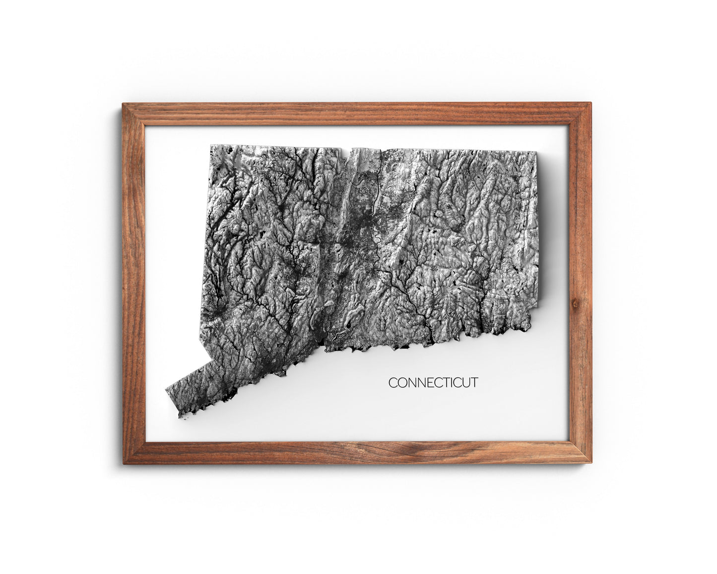 Connecticut Elevation Map