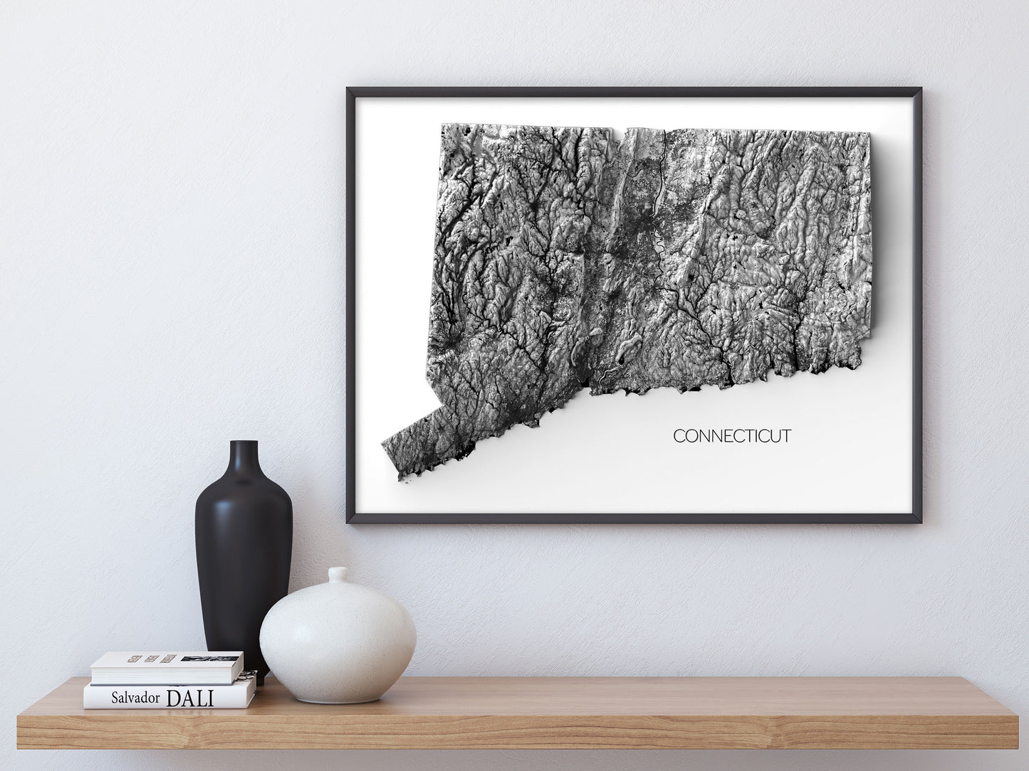 Connecticut Elevation Map