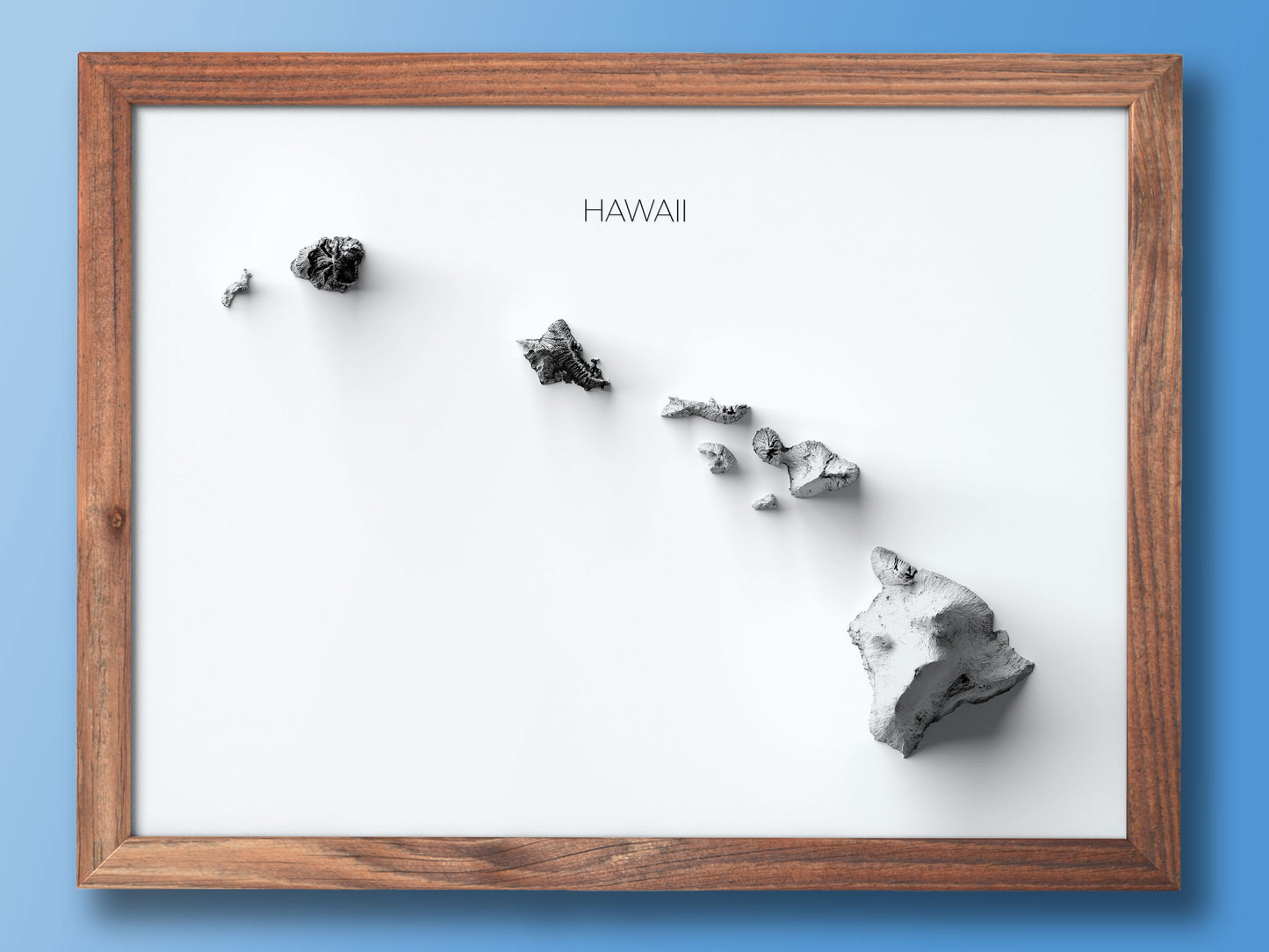 Hawaii Elevation Map