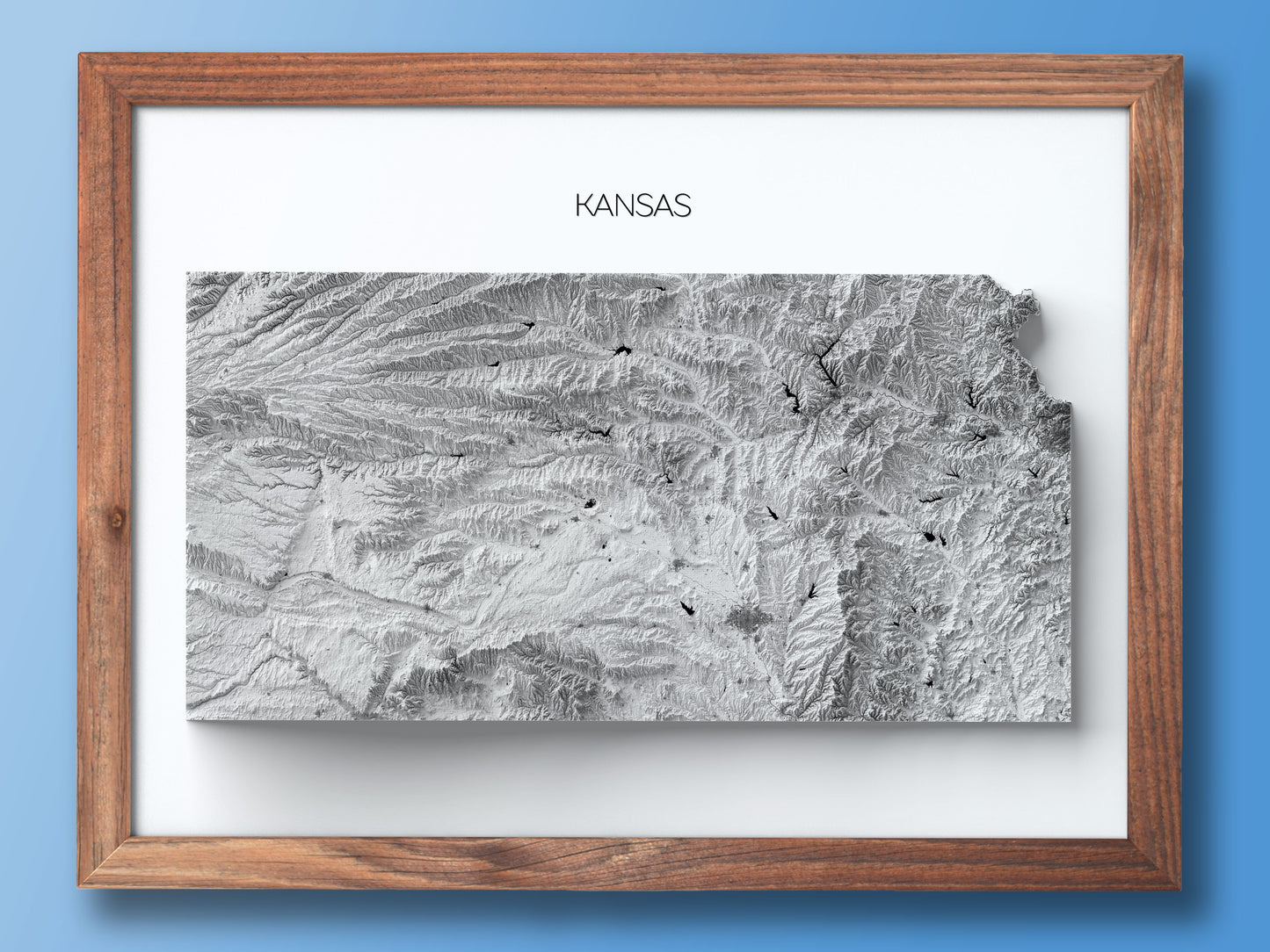 Kansas Elevation Map