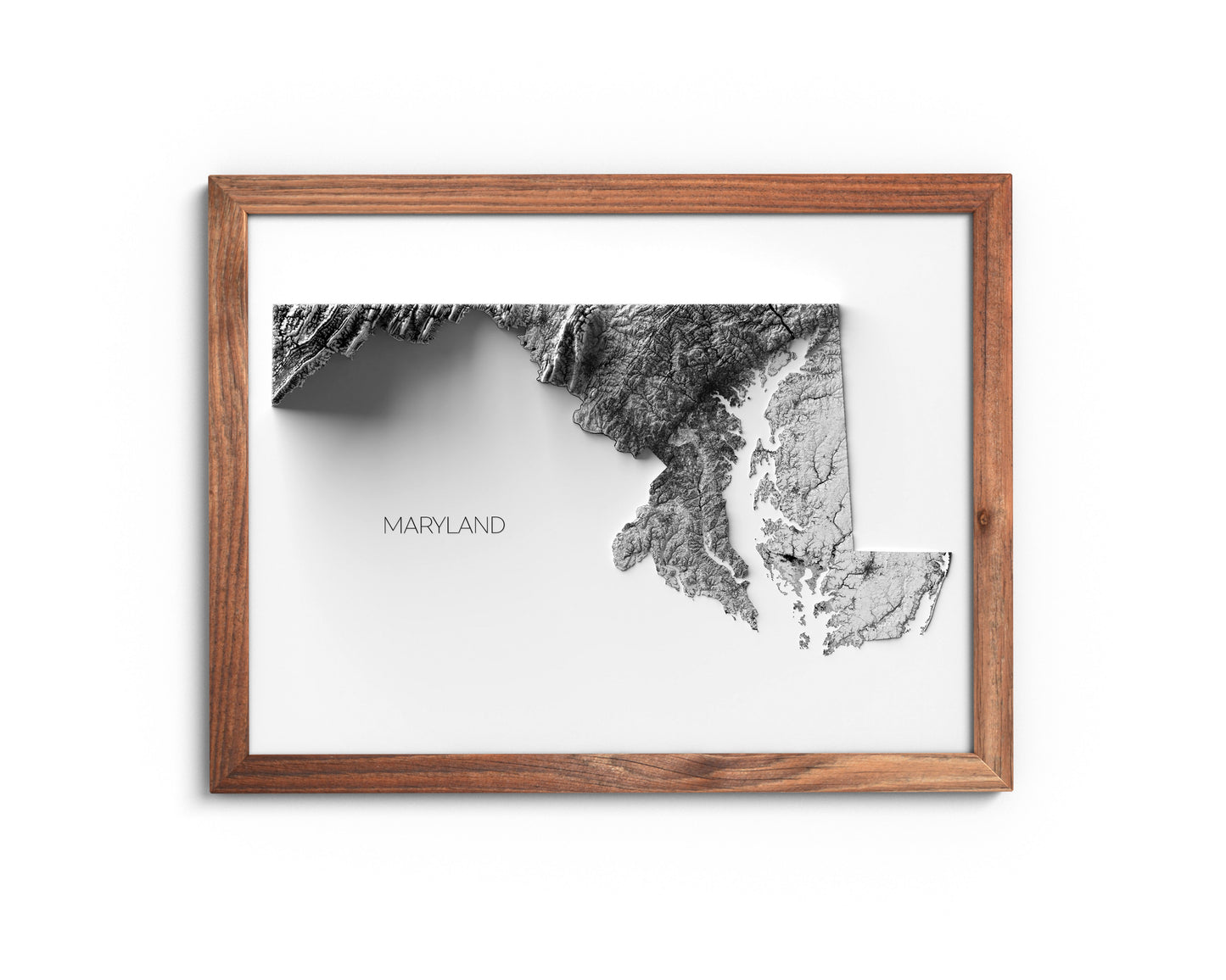 Maryland Elevation Map