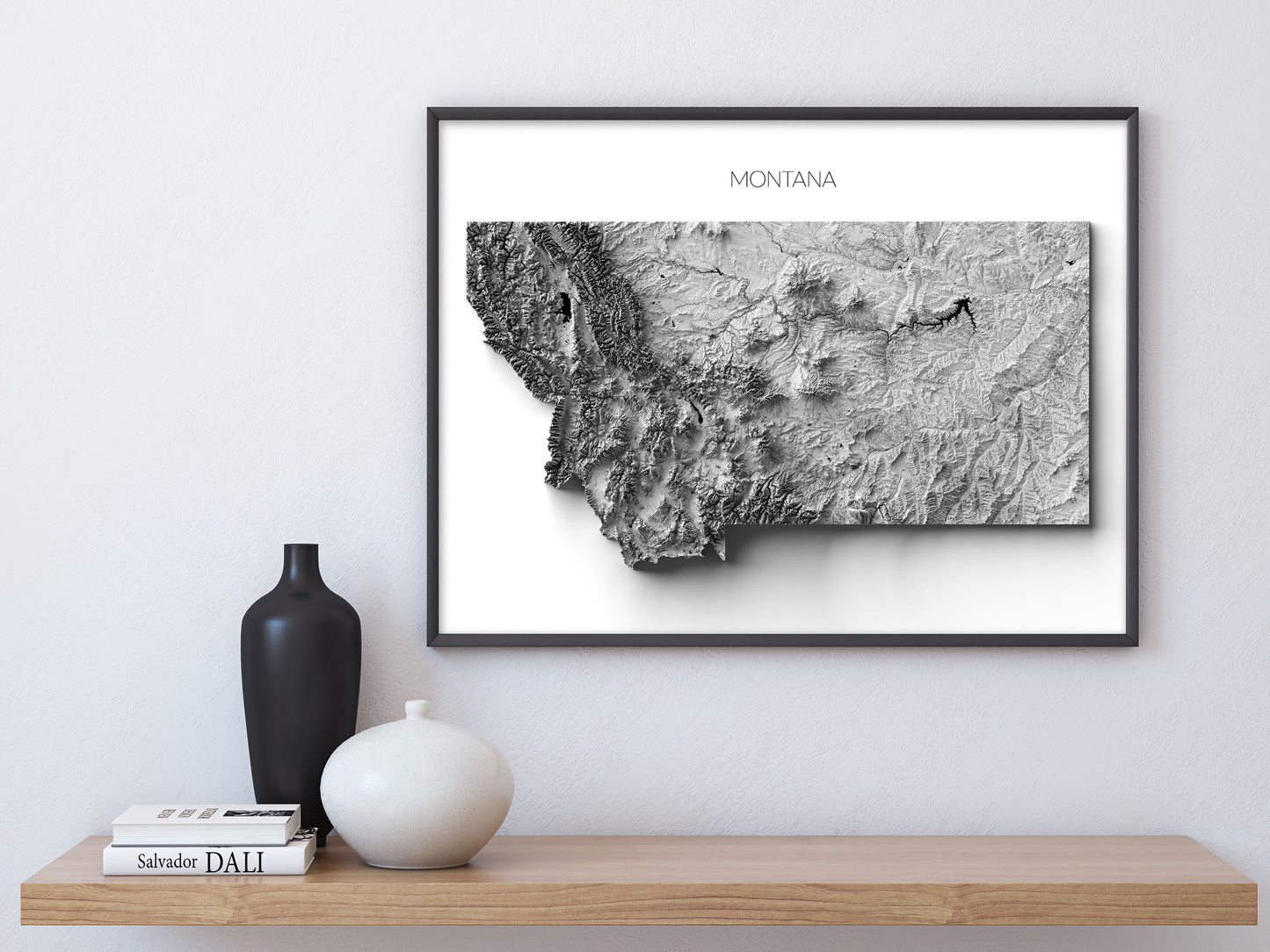 Montana Elevation Map