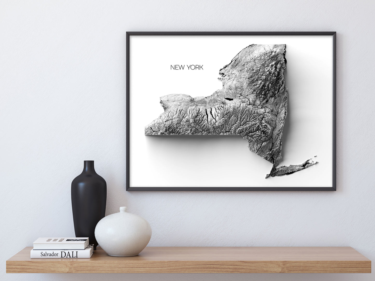 New York Elevation map