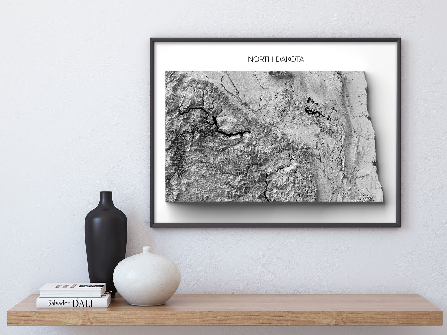North Dakota Elevation Map