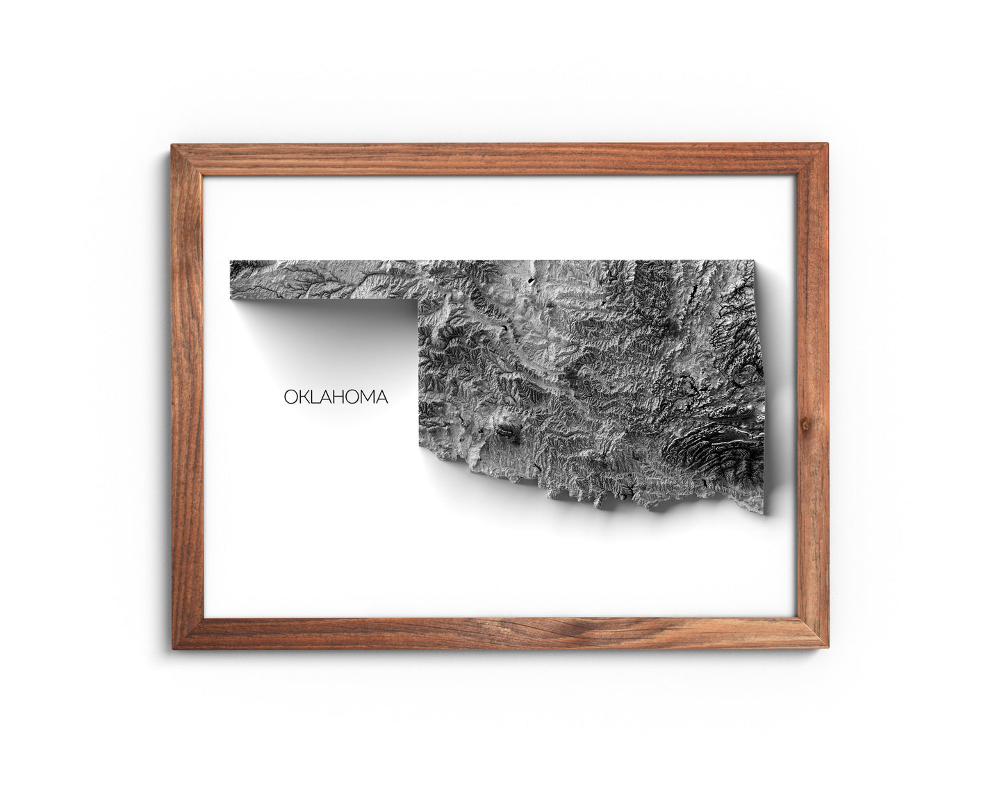 Oklahoma Elevation Map