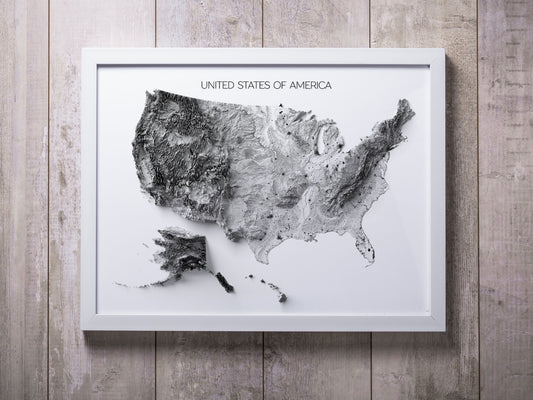 USA Elevation Map