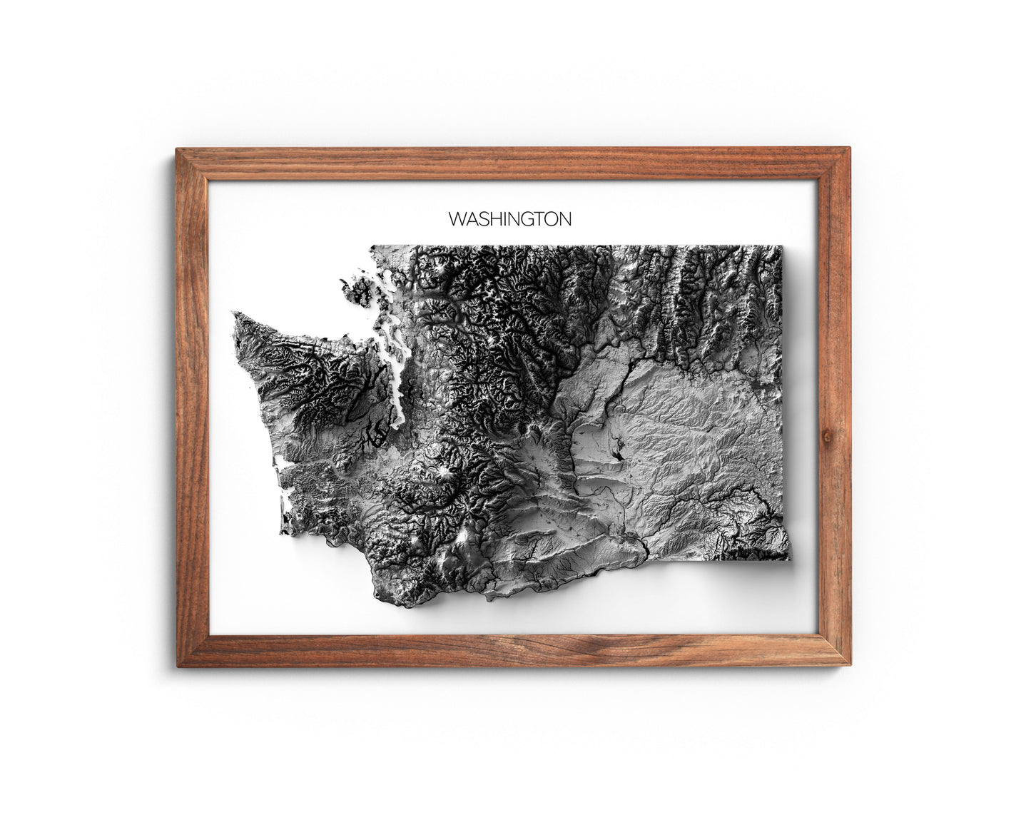 Washington Elevation Map