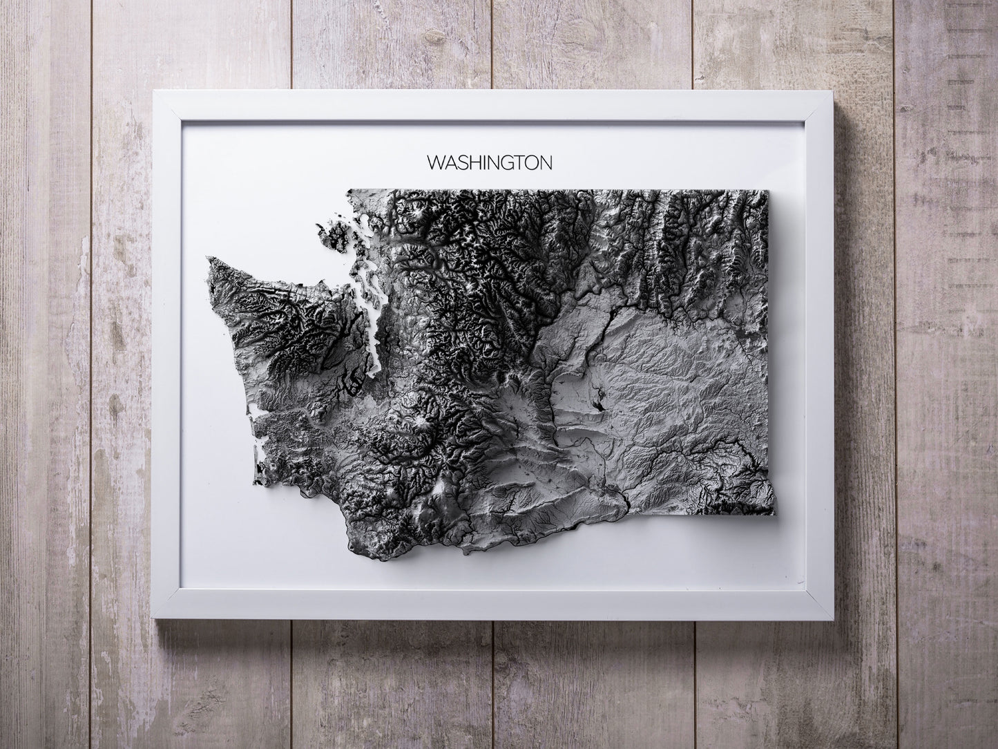 Washington Elevation Map