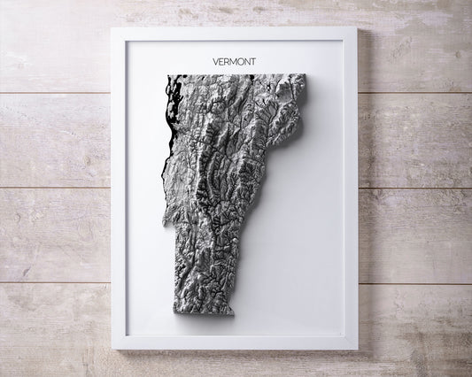 Vermont Elevation Map