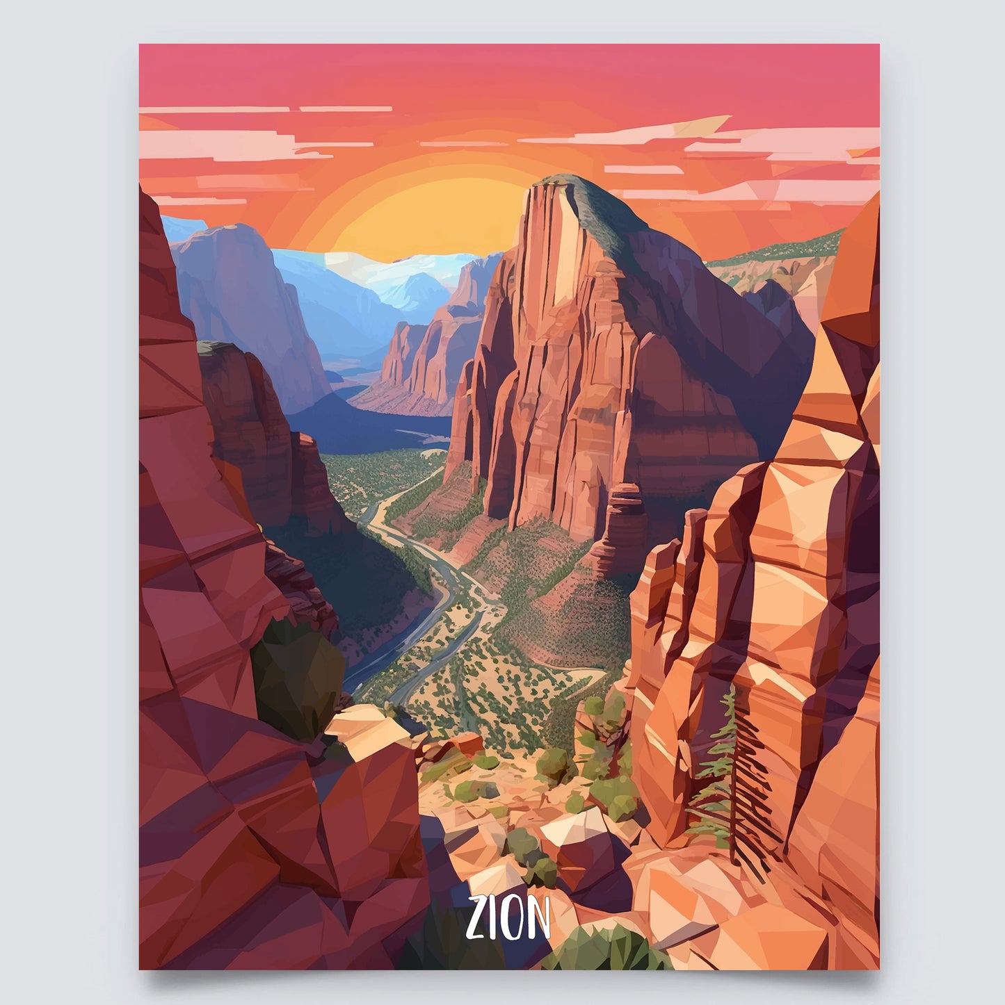 Zion National Park - 8x10" Print