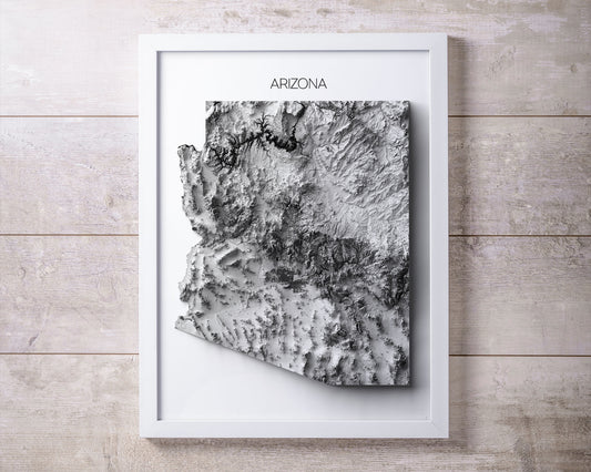 Arizona Elevation Map