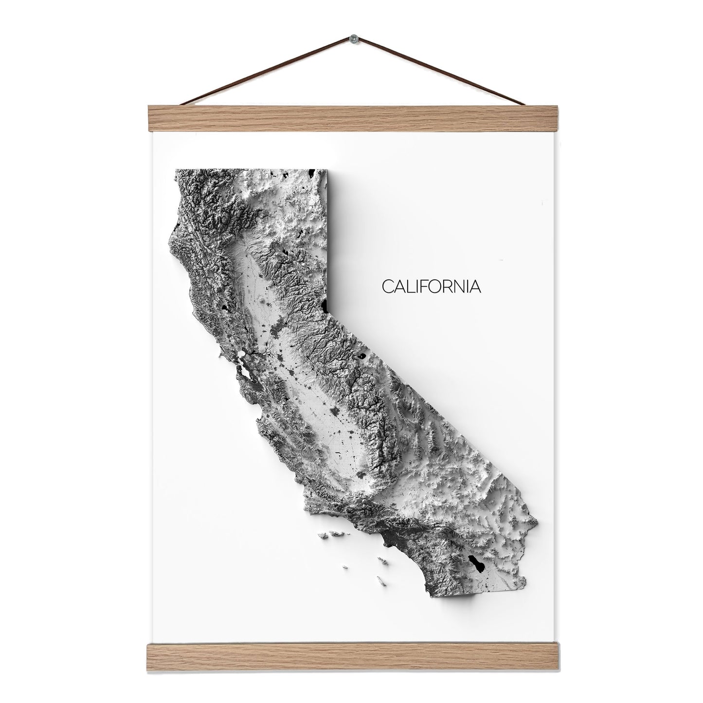 California Elevation Map