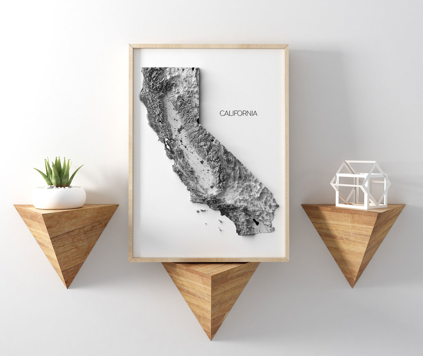 California Elevation Map