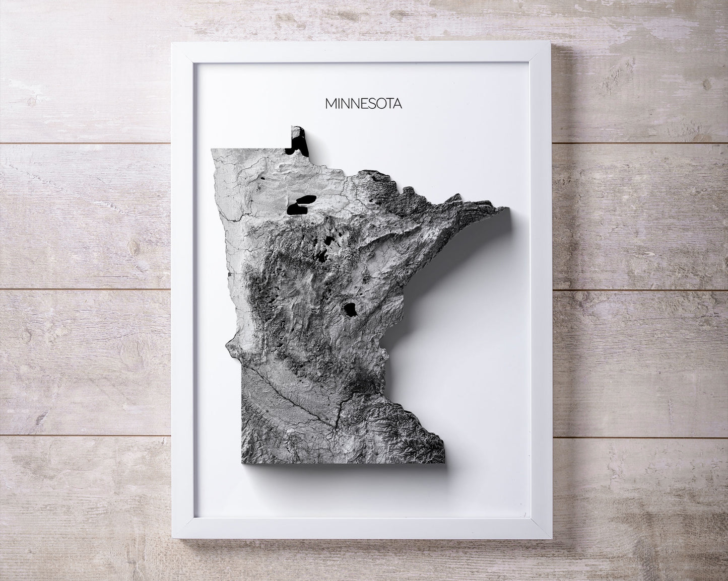 Minnesota Elevation Map