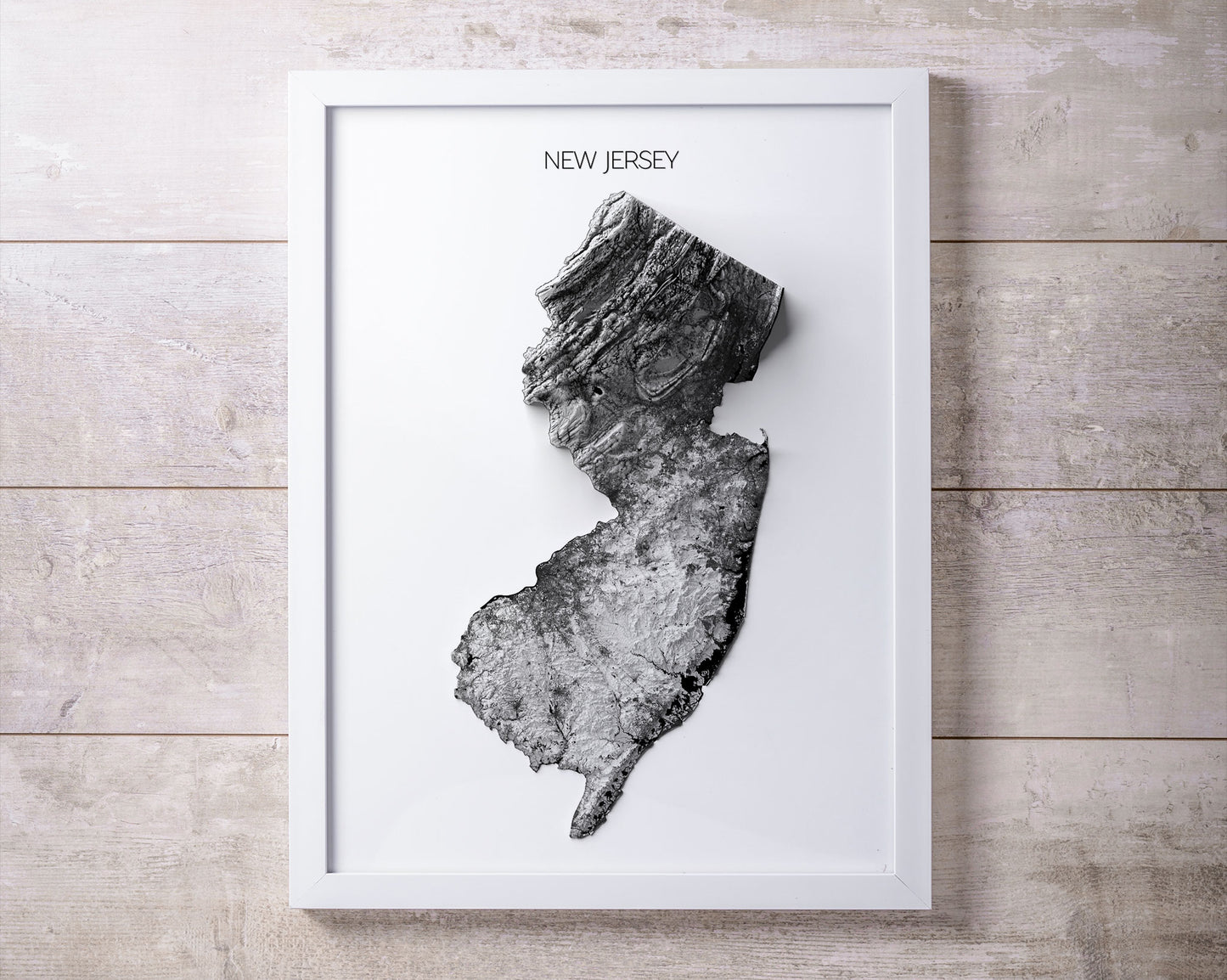 New Jersey Elevation Map