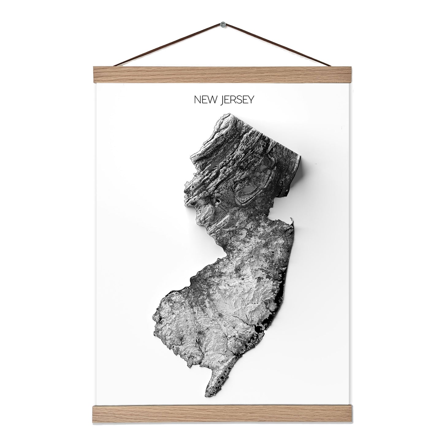 New Jersey Elevation Map