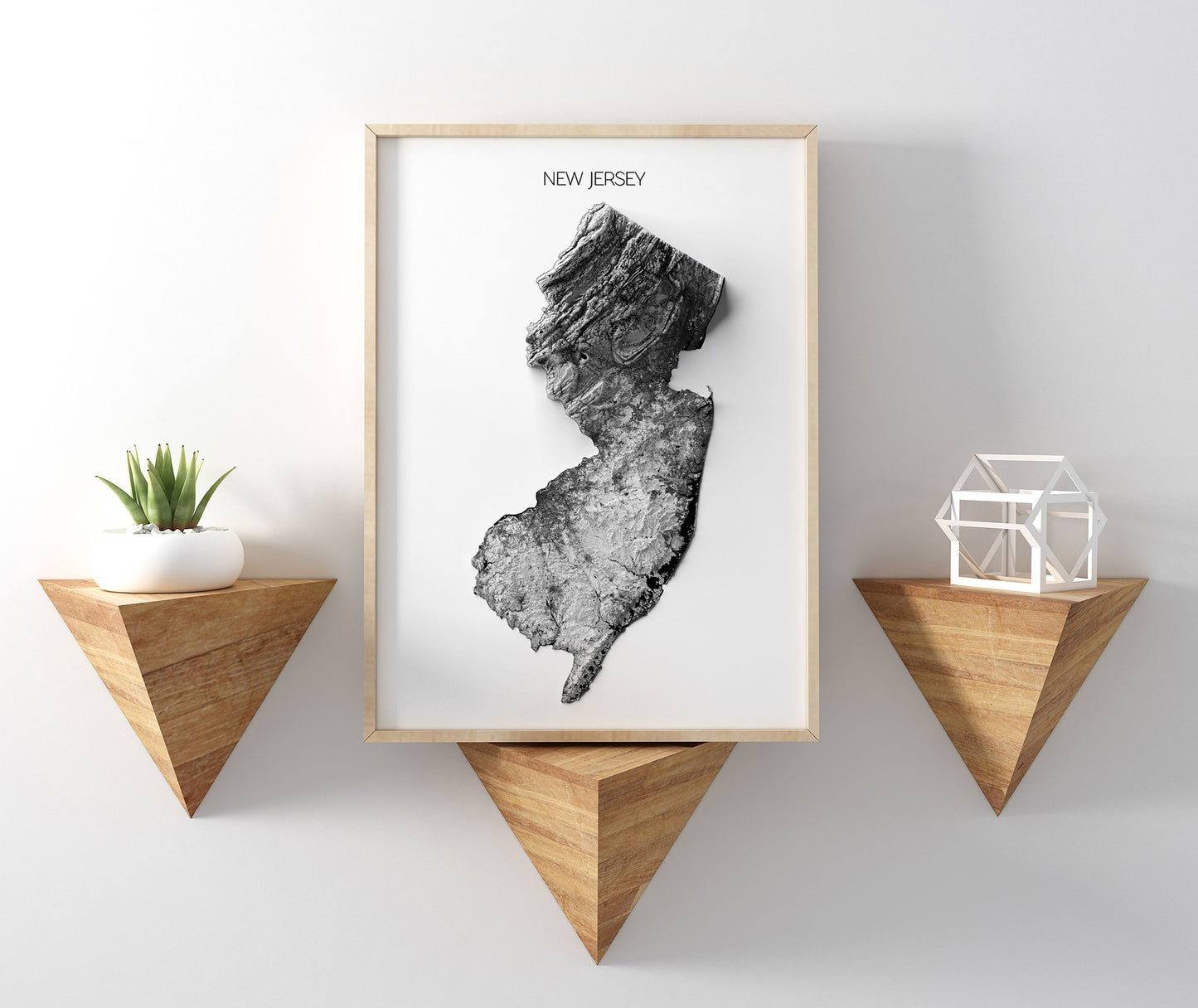 New Jersey Elevation Map