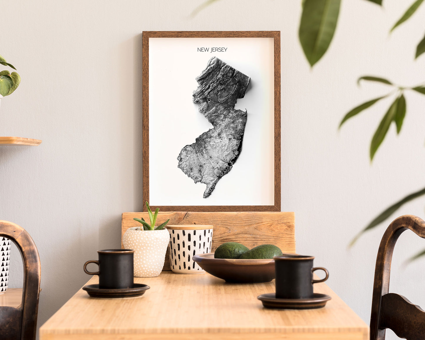 New Jersey Elevation Map