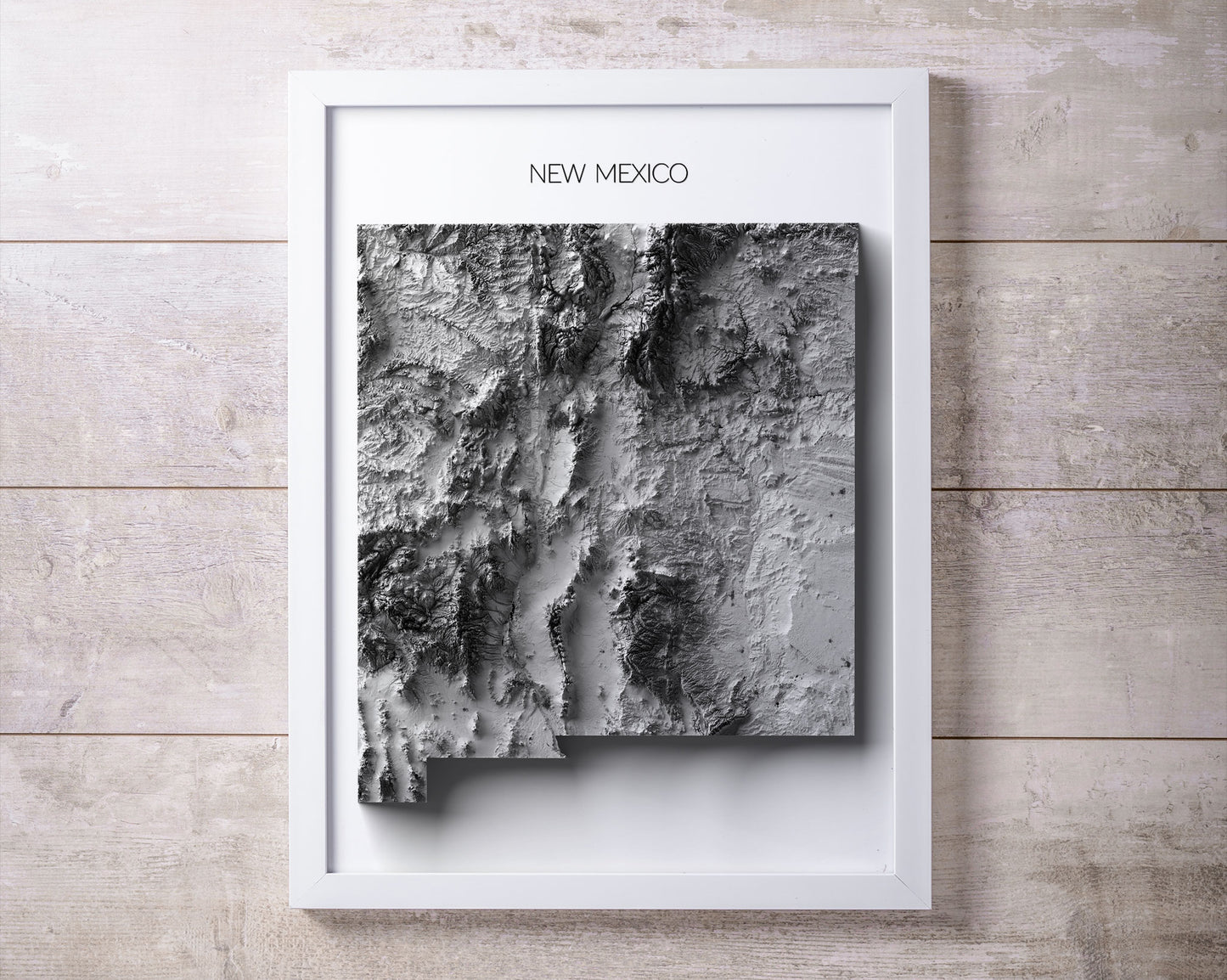 New Mexico Elevation Map