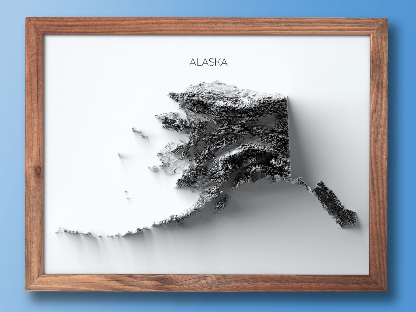 Alaska Elevation Map