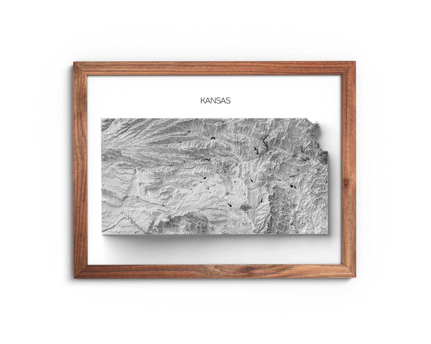 Kansas Elevation Map