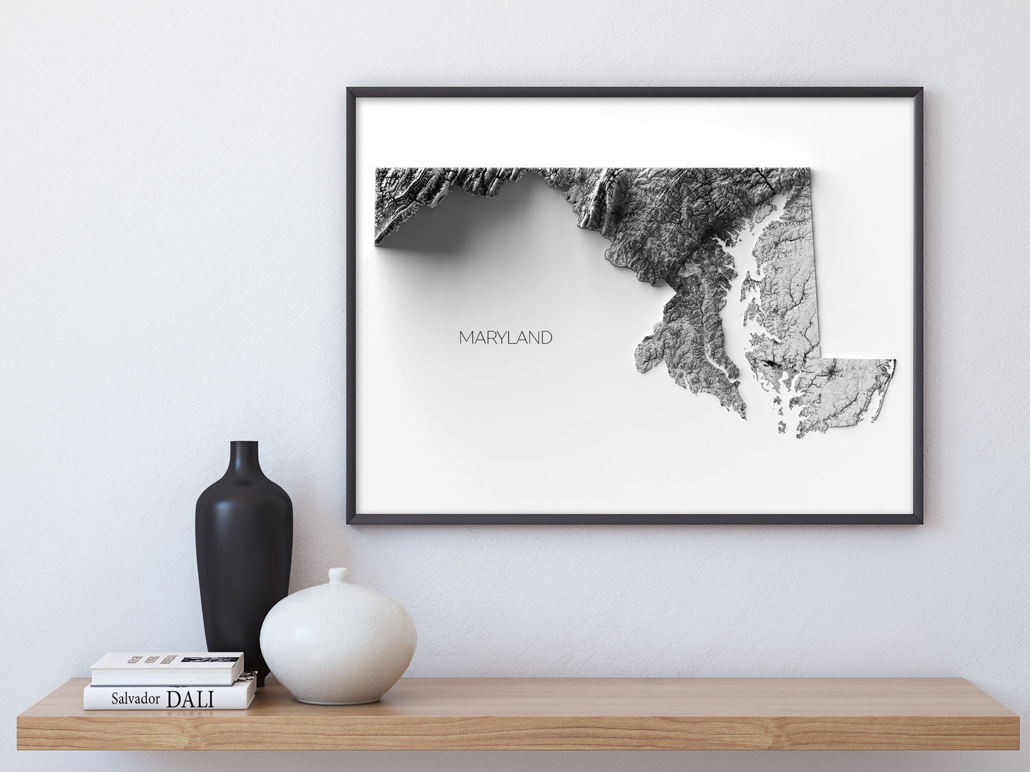 Maryland Elevation Map