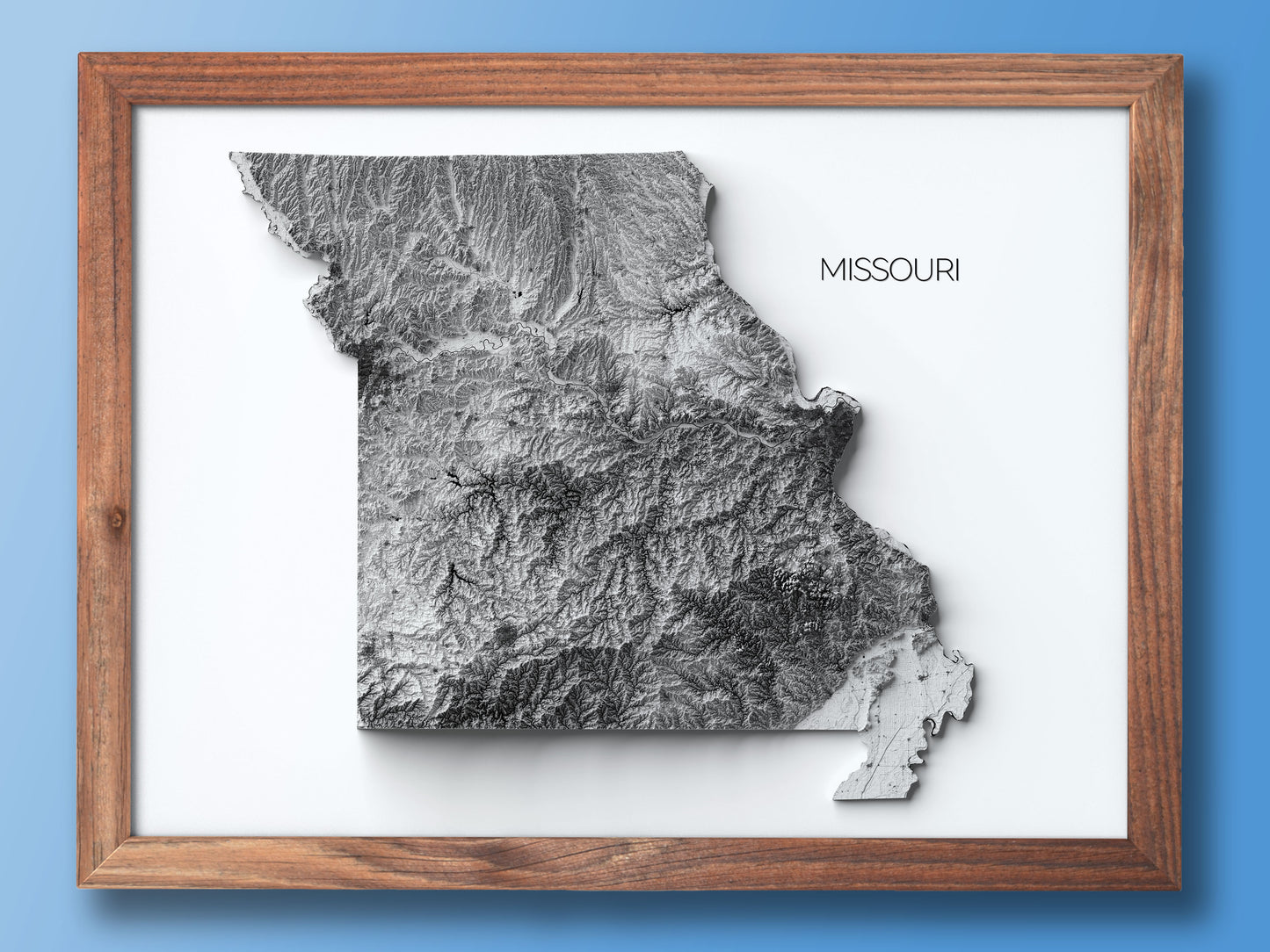 Missouri Elevation Map