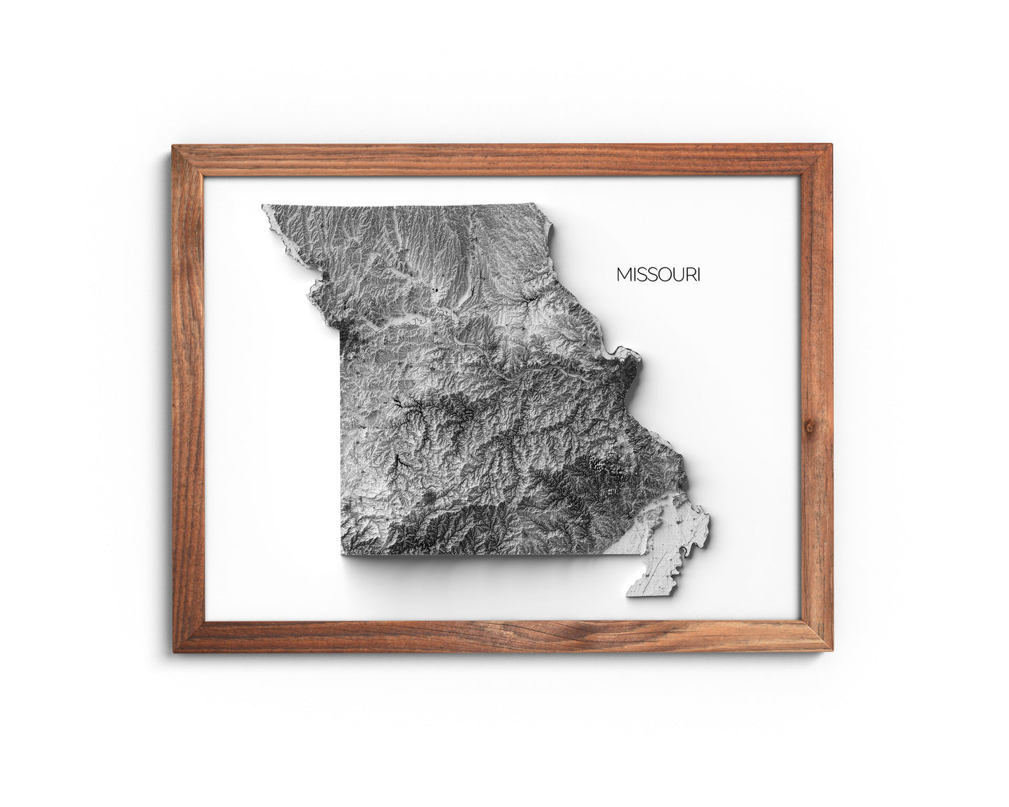 Missouri Elevation Map