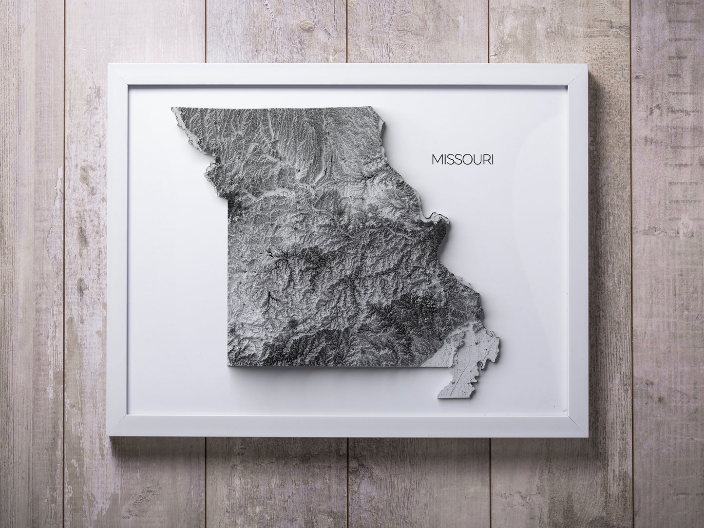 Missouri Elevation Map