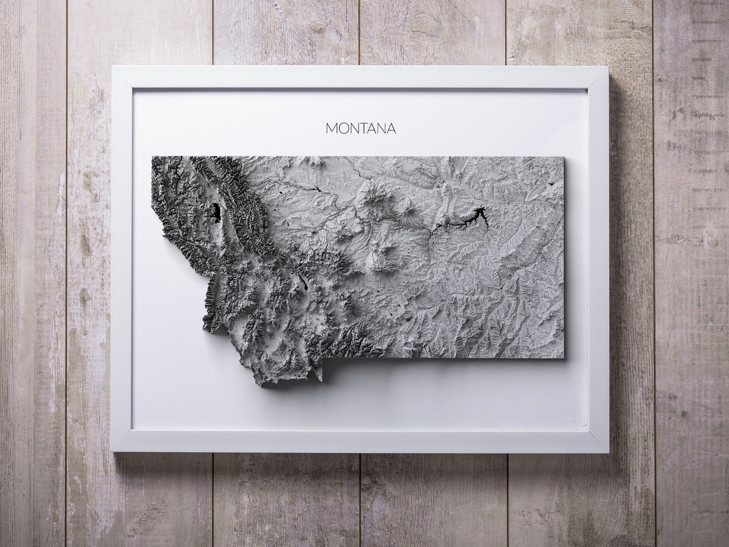 Montana Elevation Map