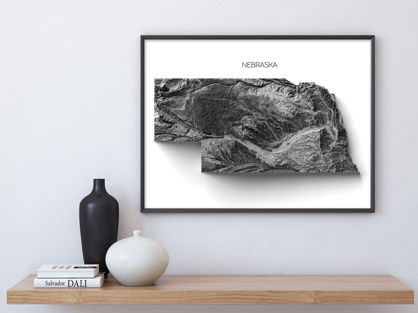 Nebraska Elevation Map