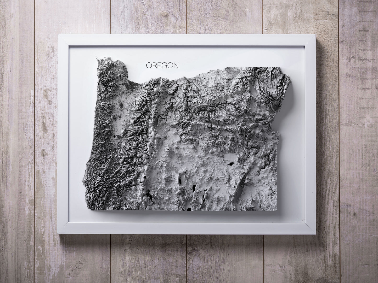 Oregon Elevation Map