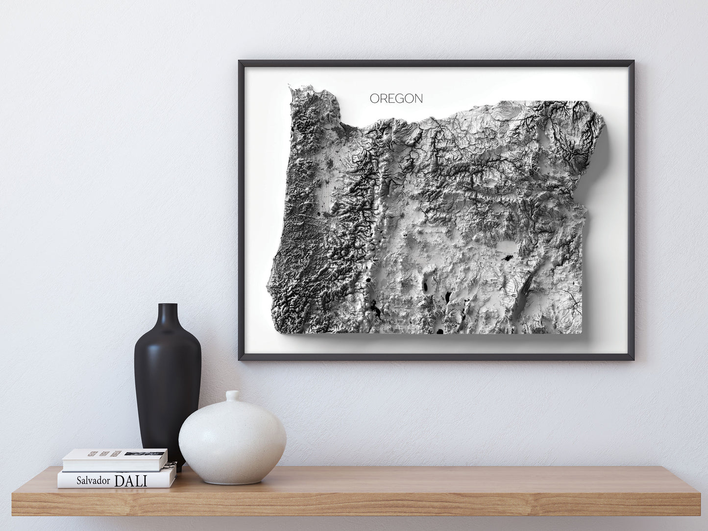 Oregon Elevation Map