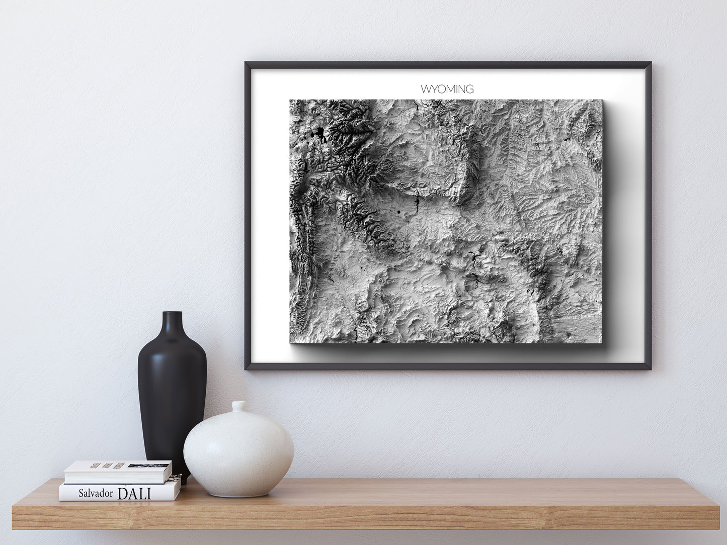 Wyoming Elevation Map