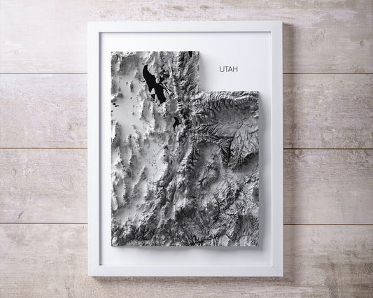 Utah Elevation Map