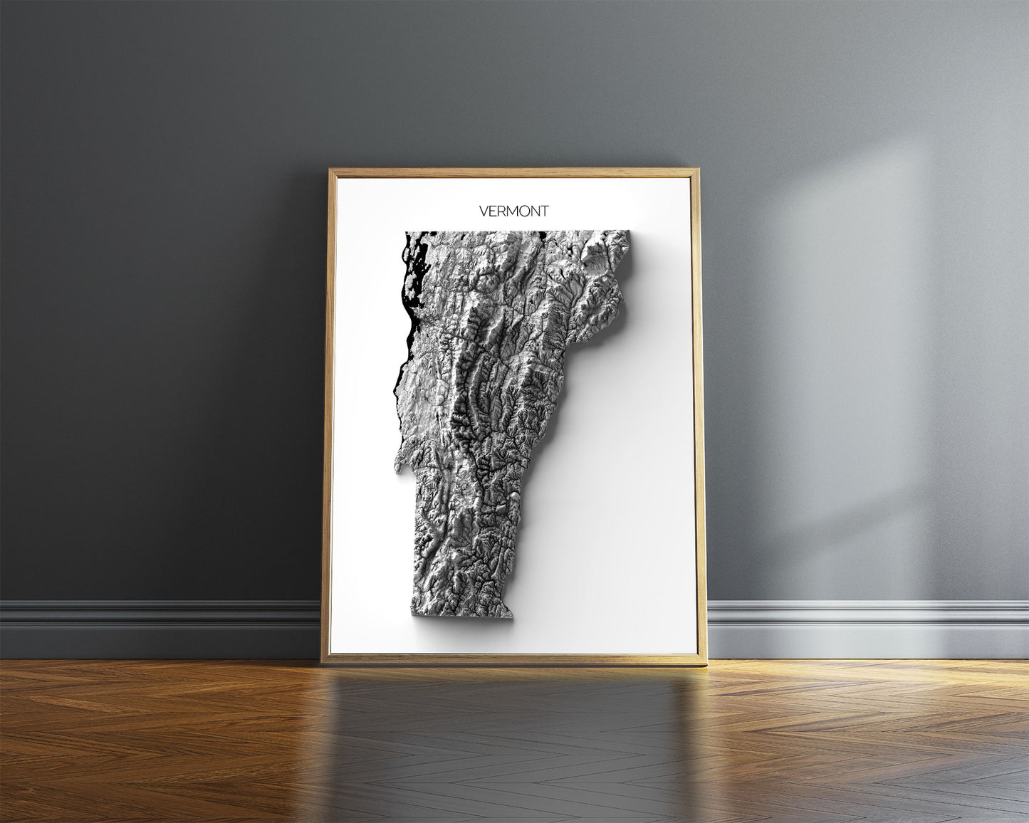 Vermont Elevation Map