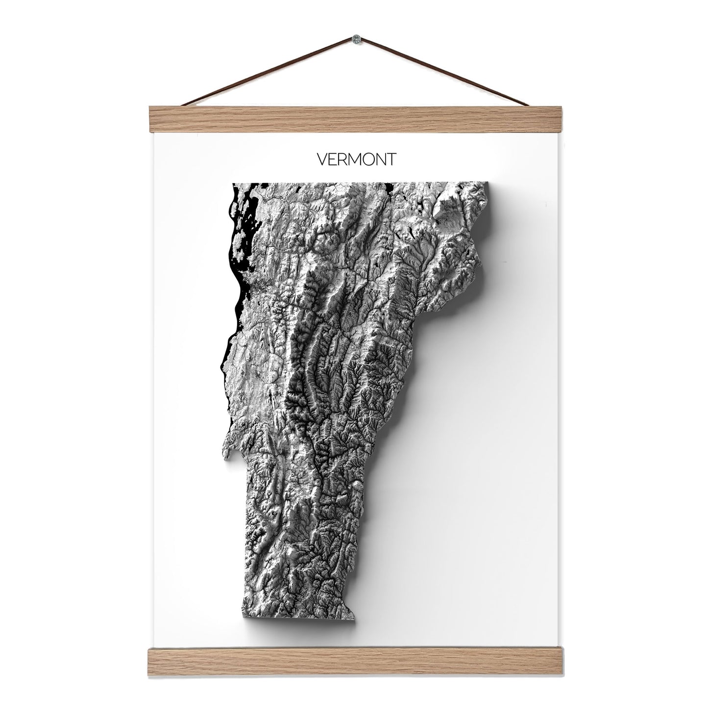 Vermont Elevation Map
