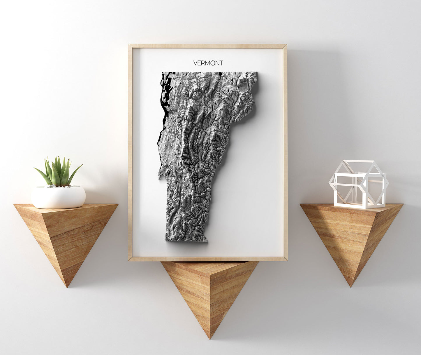 Vermont Elevation Map