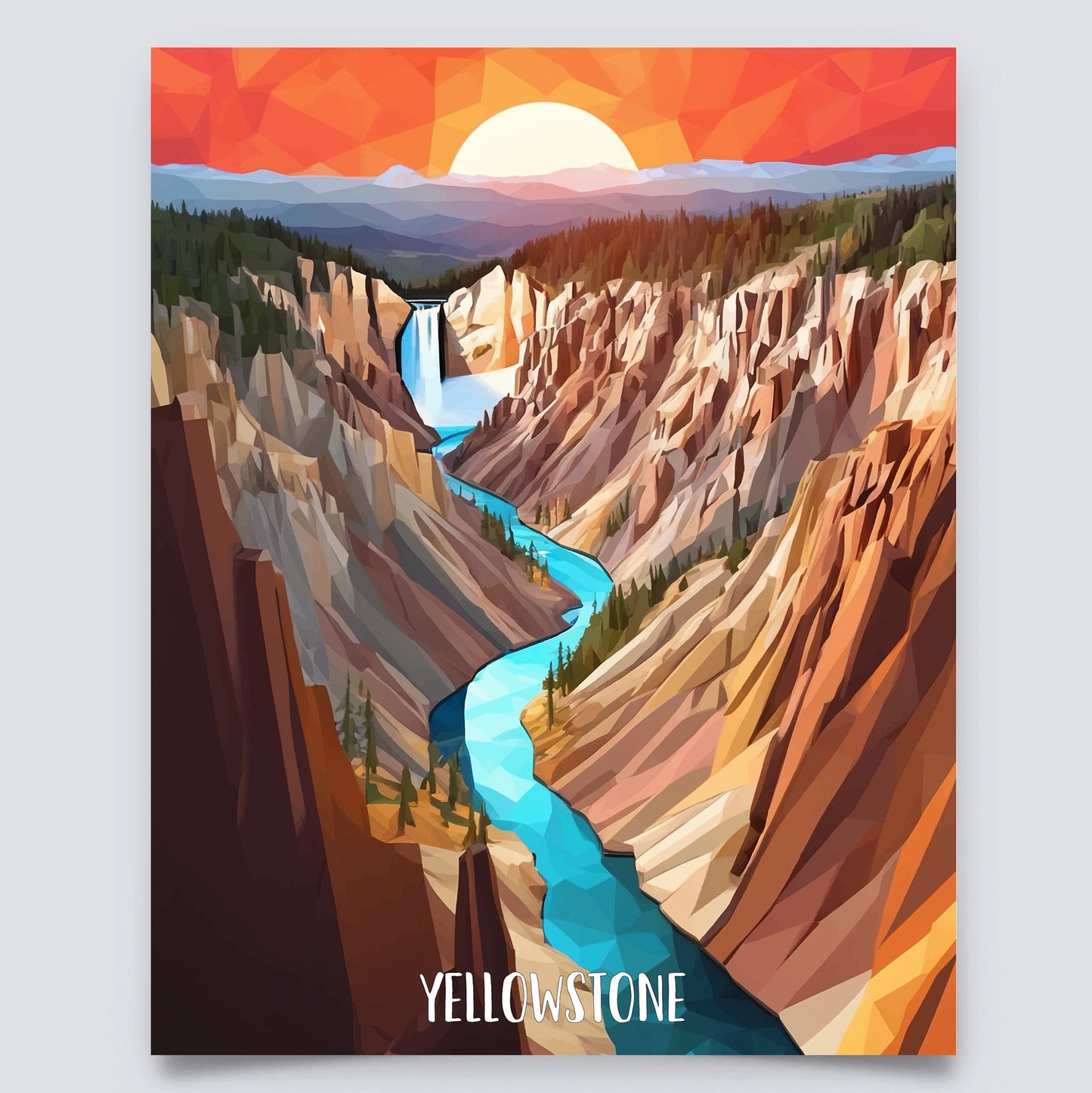Yellowstone National Park - 8x10" Print
