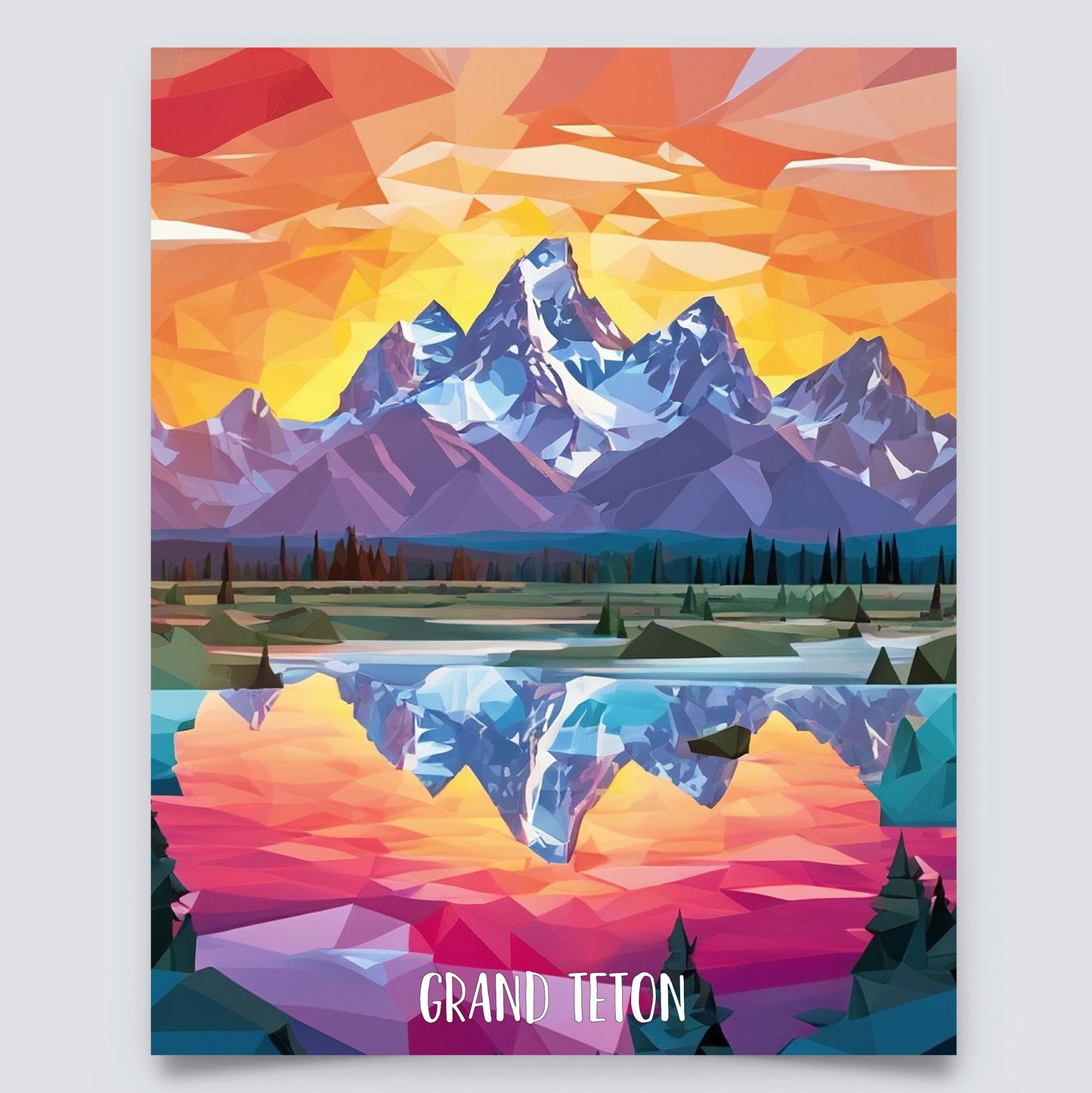Grand Teton National Park - 8x10" Print