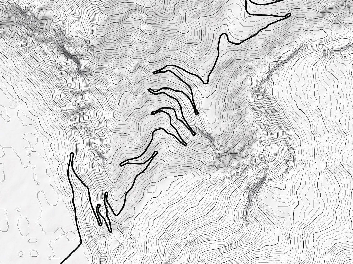 Alpe d'Huez climb, Tour de France Bike raceTopography Elevation Print Wall Art