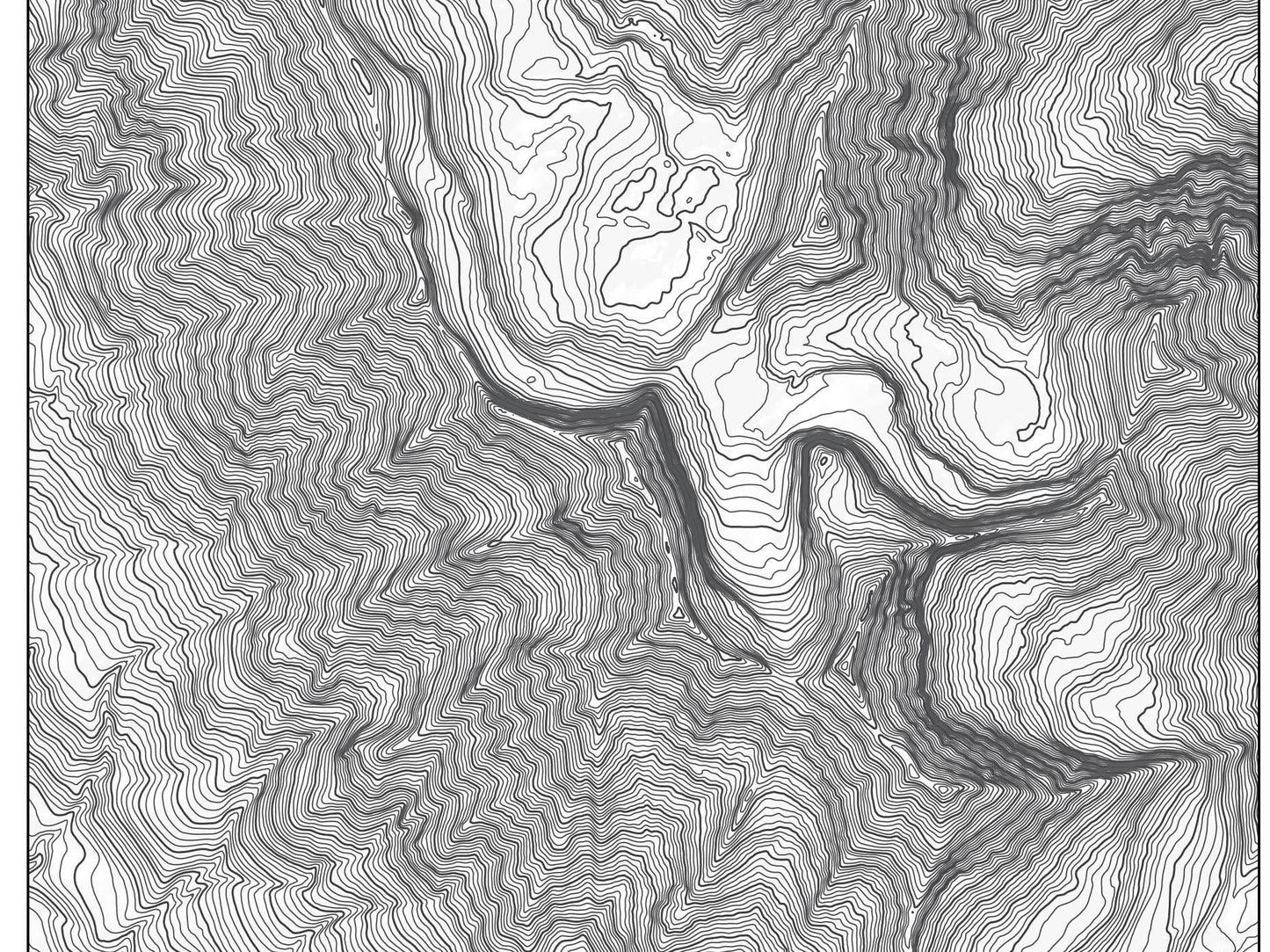 Mt Timpanogos, Utah, Topography Elevation Print Wall Art